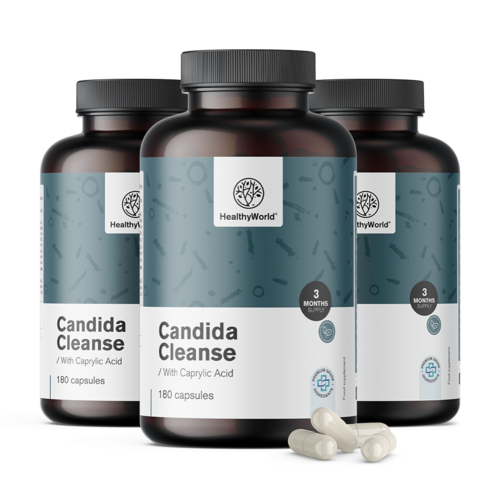 3x Candida Cleanse, spolu 540 kapsúl