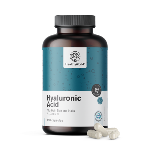 Kyselina hyalurónová 600 mg, 180 kapsúl