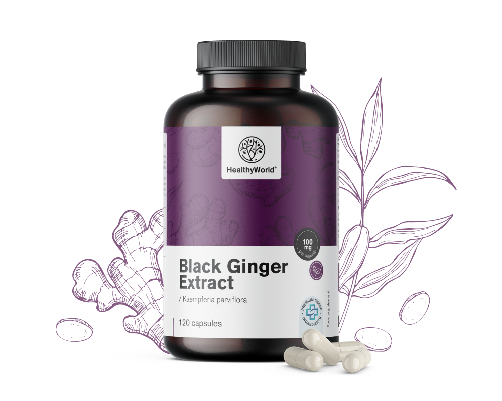 Čierny zázvor - extrakt