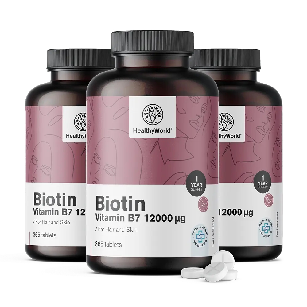 Biotin 12000 µg vo forme tabliet
