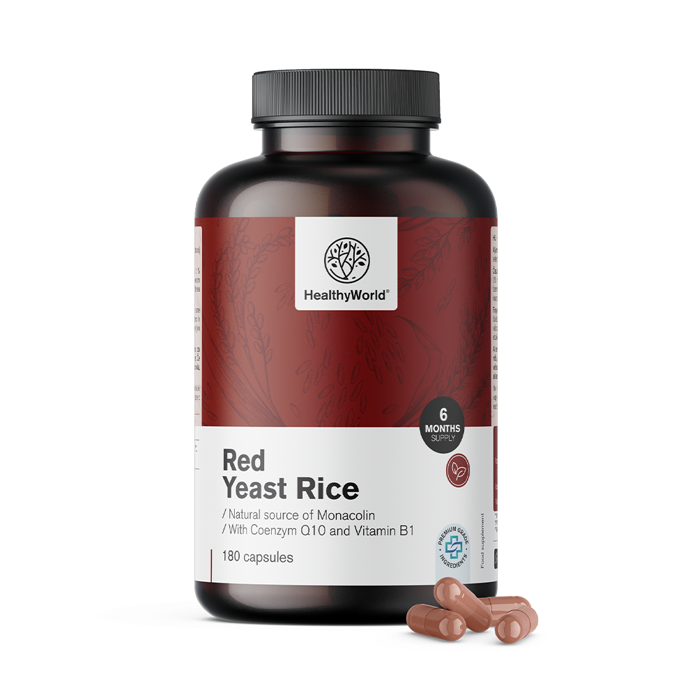 Červený kvasnicový ryž 250 mg v kapsulách
