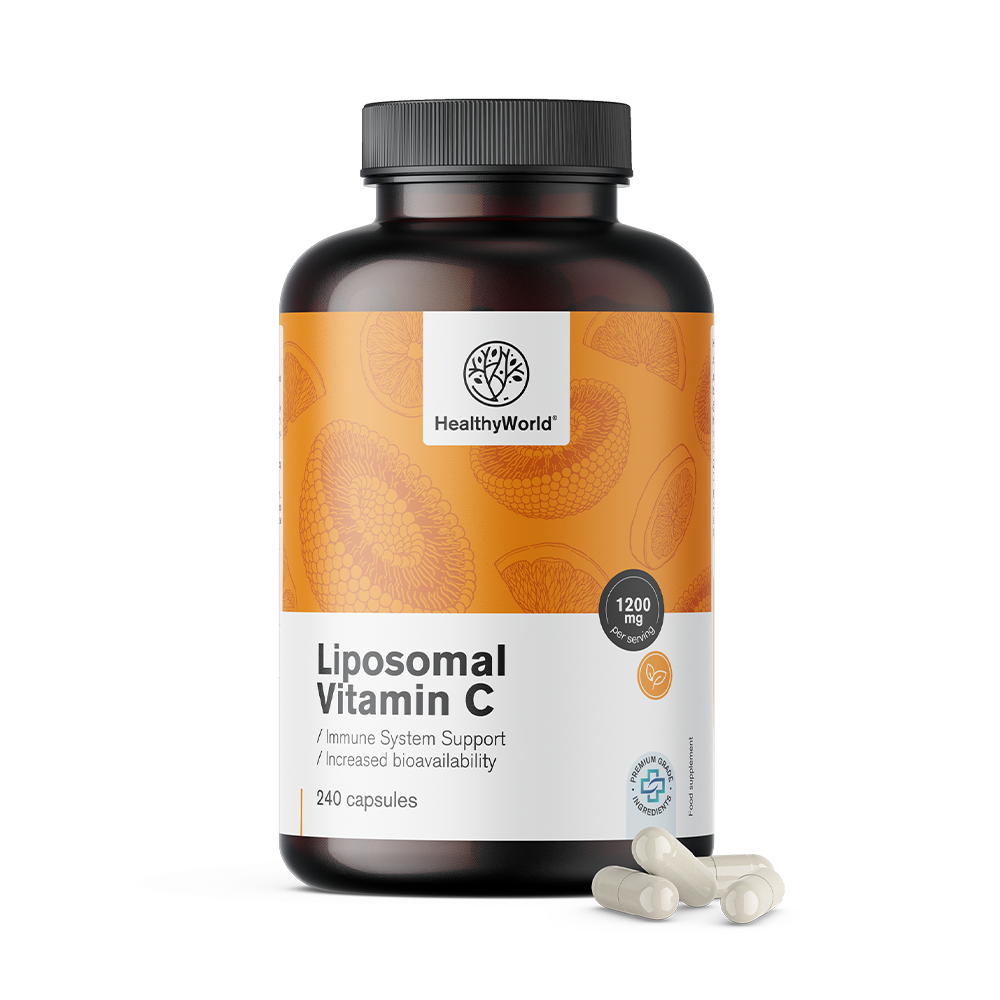 Lipozomálny vitamín C 1200 mg s extraktom ruže.