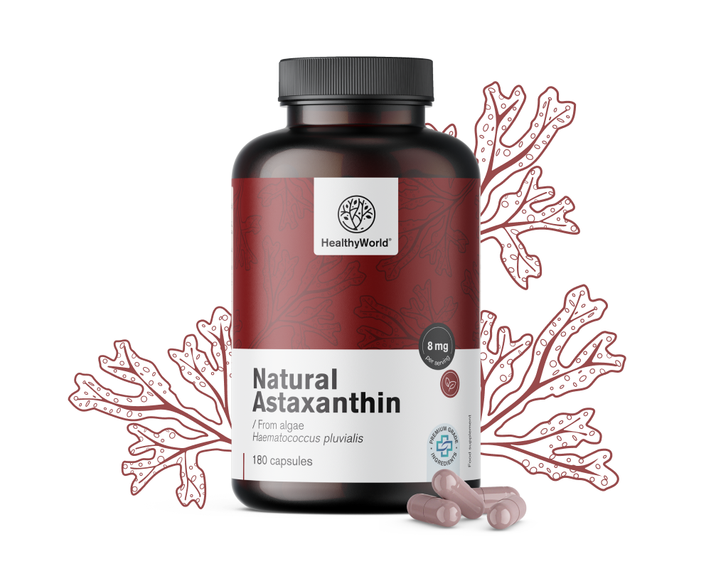 Prírodný astaxantín 160&nbsp;mg
