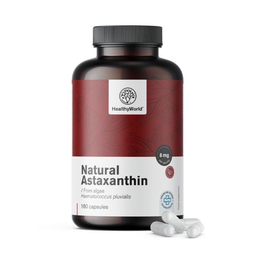 Prírodný astaxantín 160 mg, 180 kapsúl