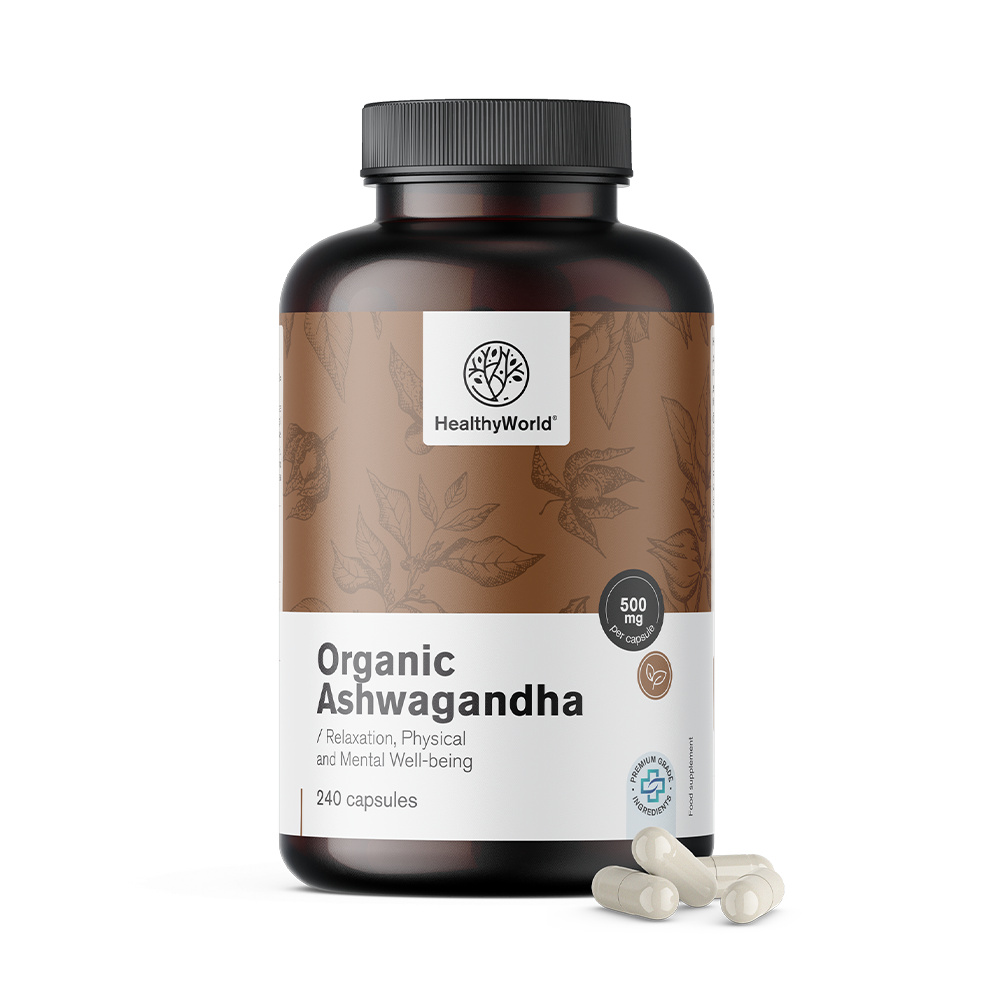 BIO Ašvaganda 500 mg v kapsuláchBIO Ashwagandha 500 mg vo forme kapsúl