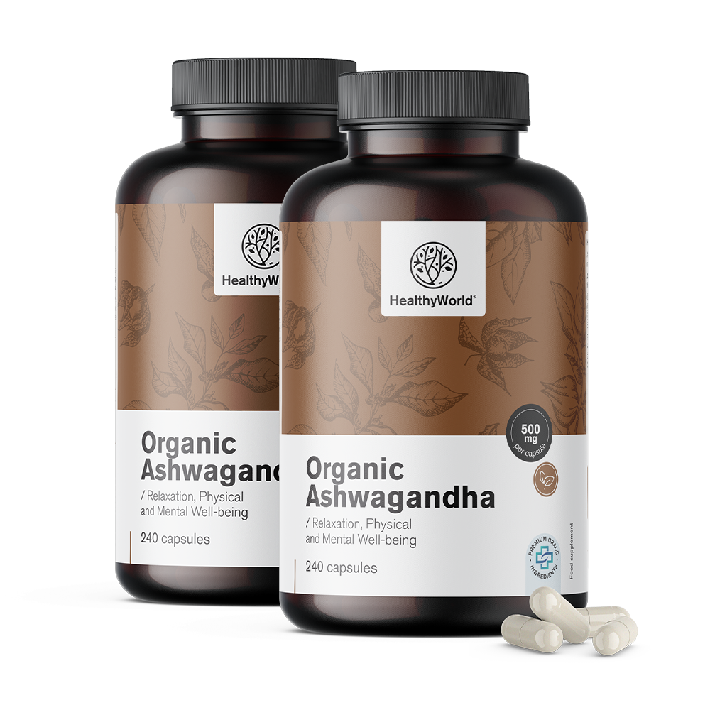 BIO Ašvaganda 500 mg v kapsuláchBIO Ashwagandha 500 mg vo forme kapsúl