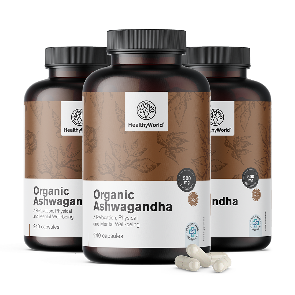 BIO Ašvaganda 500 mg v kapsuláchBIO Ashwagandha 500 mg vo forme kapsúl
