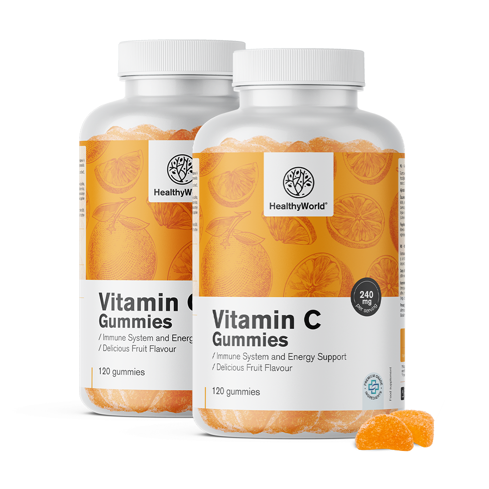 Vitamín C v želé bonbónoch