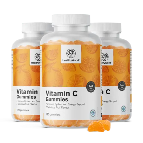 3x Vitamín C, spolu 360 gumíkov