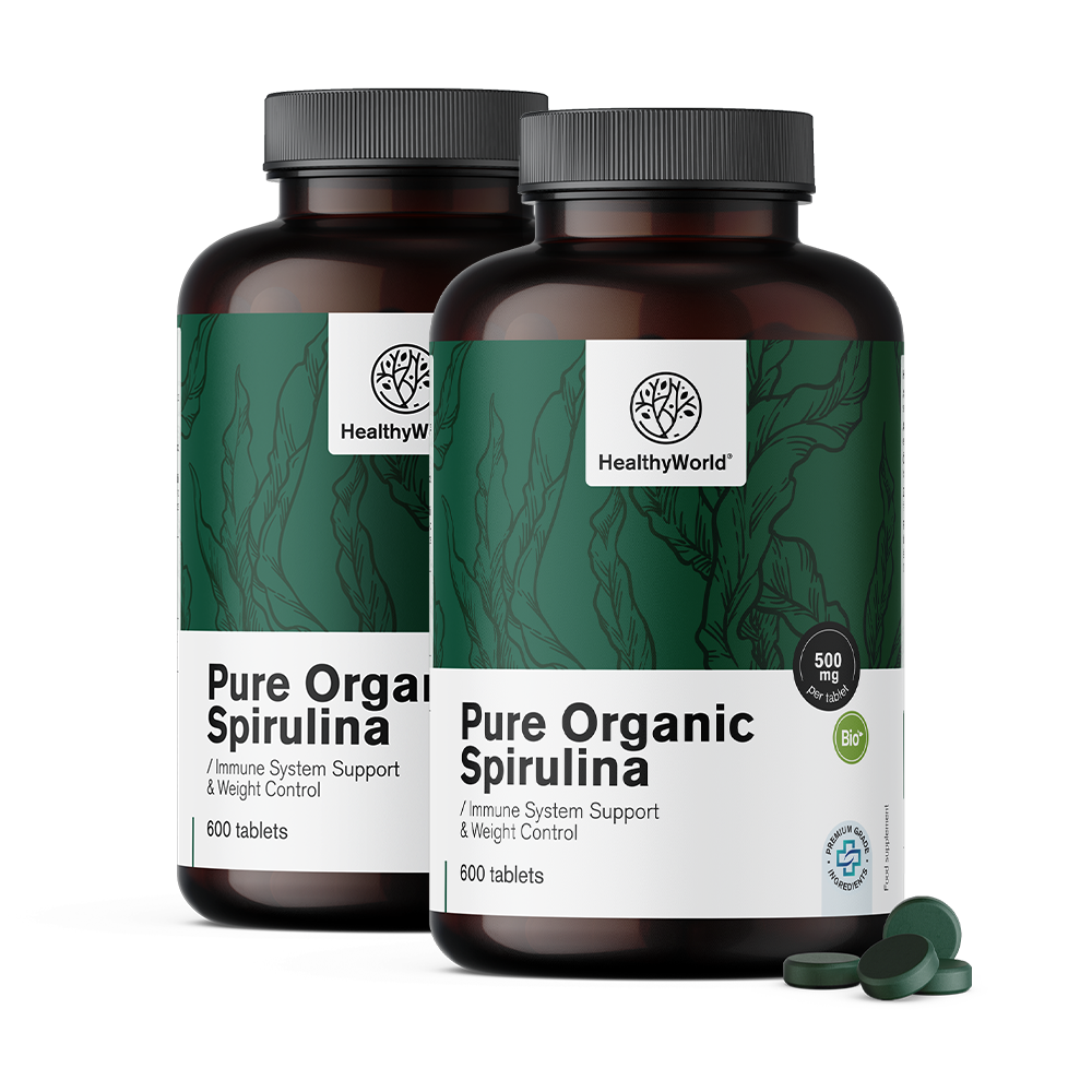 BIO Spirulina 500 mg v tabletách - BIO Spirulina 500 mg vo tabletách
