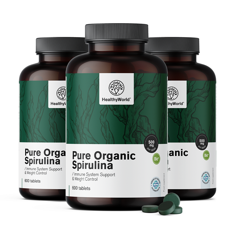 BIO Spirulina 500 mg v tabletách - BIO Spirulina 500 mg vo tabletách