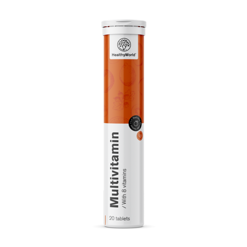 Multivitamíny – šumivé tablety, 20 šumivých tabliet