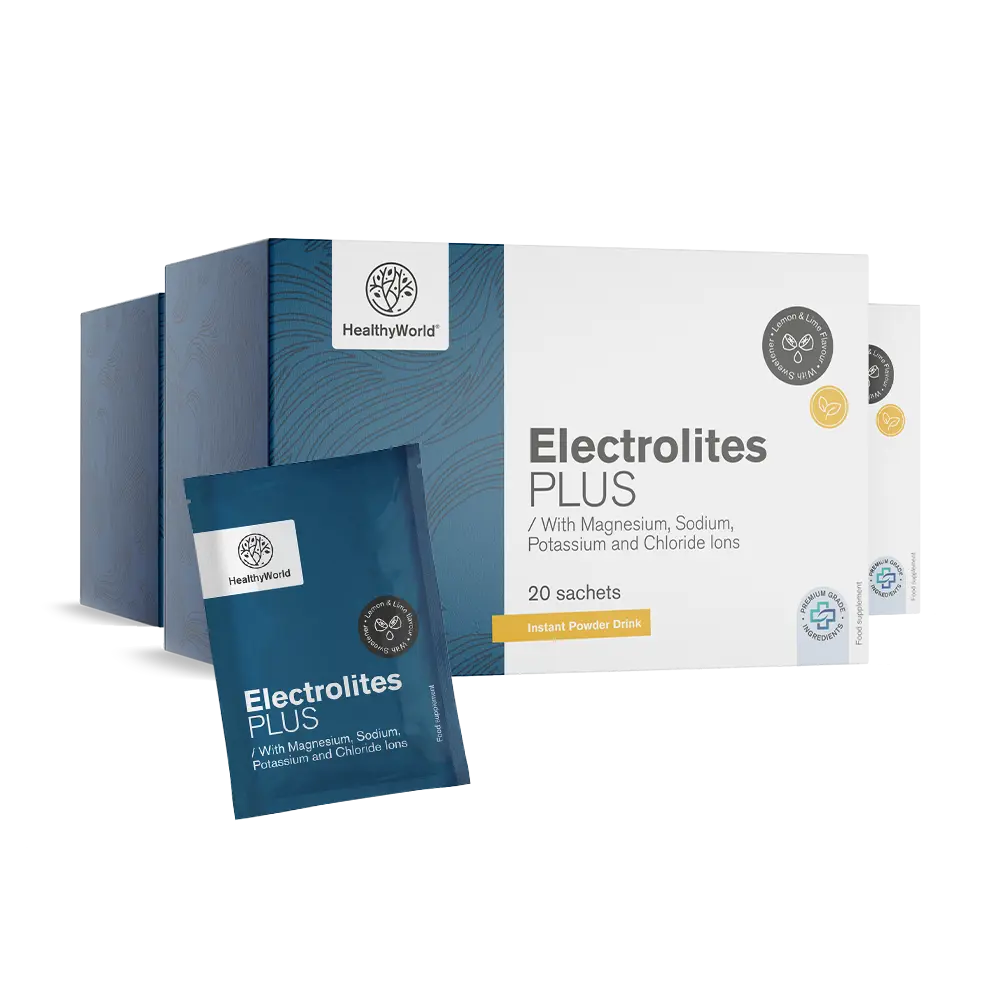 Elektrolyty - prášok na prípravu nápoja vo vreckách