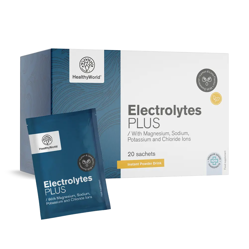 Elektrolyty - prášok na prípravu nápoja vo vreckách