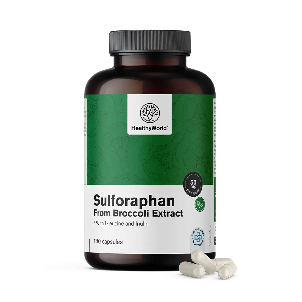 Sulforafan - zo výťažku z brokolice 50 mg.