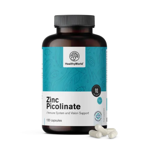 Pikolinát zinočnatý 50 mg, 120 kapsúl