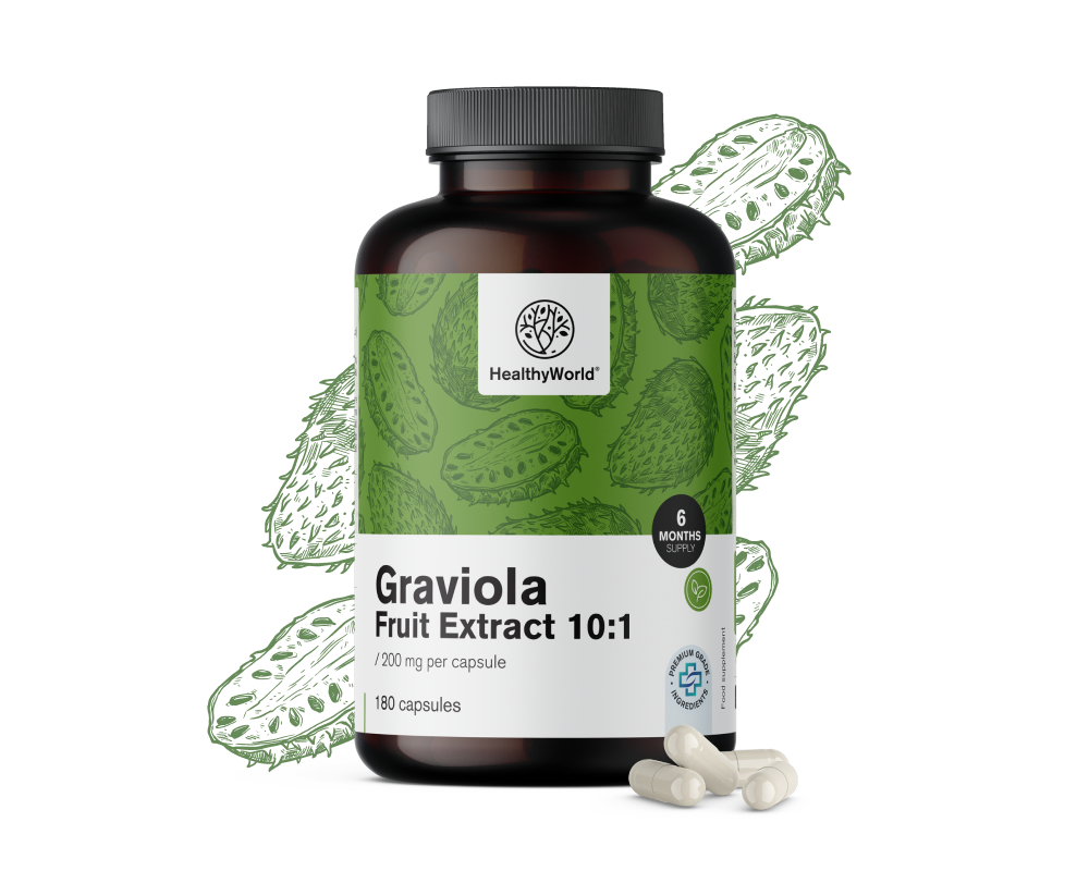 Graviola 200 mg - extrakt 10:1