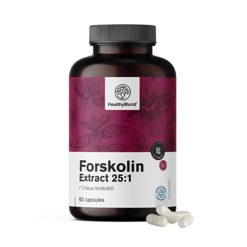 Forskolin - z extraktu indickej žihľavy 20 mg, 60 kapsúl