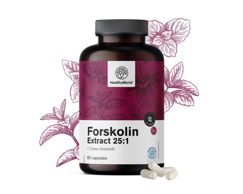 Forskolin - z extraktu indickej žihľavy 20 mg