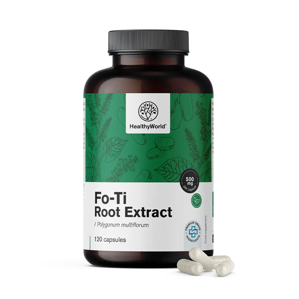 Fo-Ti (He Shou Wu) 500 mg - extrakt 10:1Fo-Ti (He Shou Wu) 500 mg - extrakt 10:1
