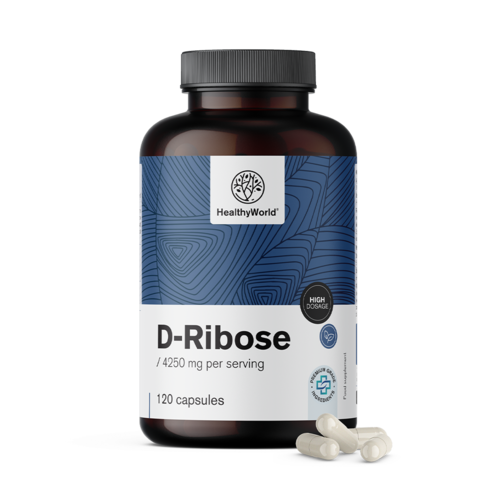 D-ribóza 850 mg, 120 kapsúl