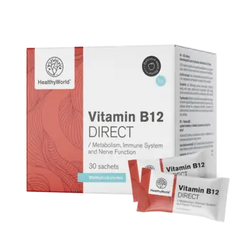 Vitamín B12 DIRECT, 30 vrecúšok