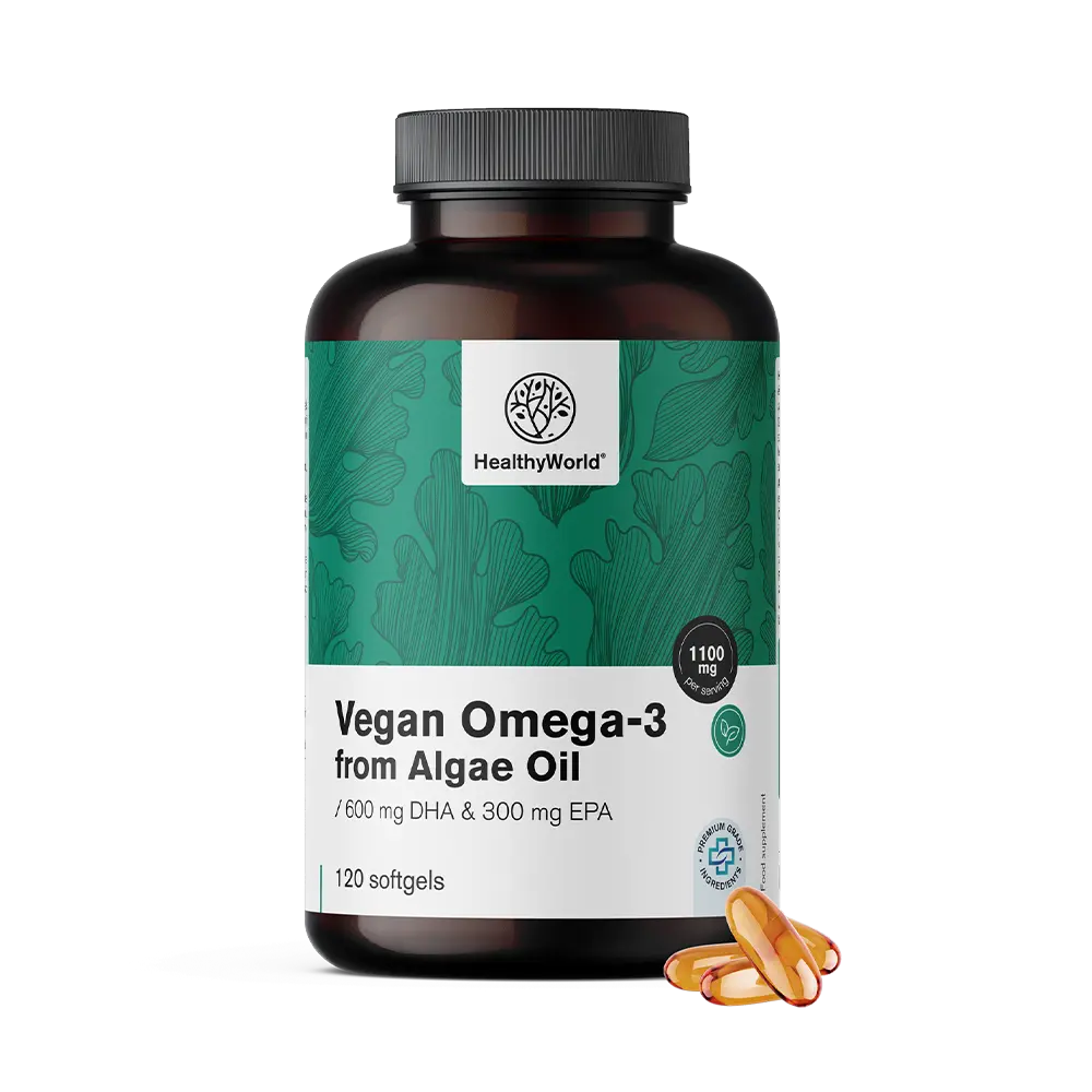 Vegánska omega-3 1100 mg - z rias