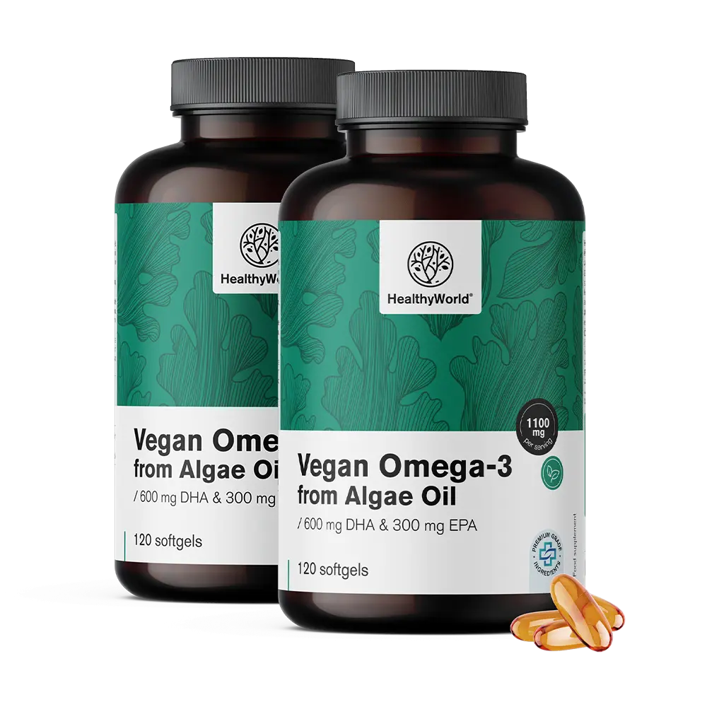 Vegánska omega-3 1100 mg - z rias