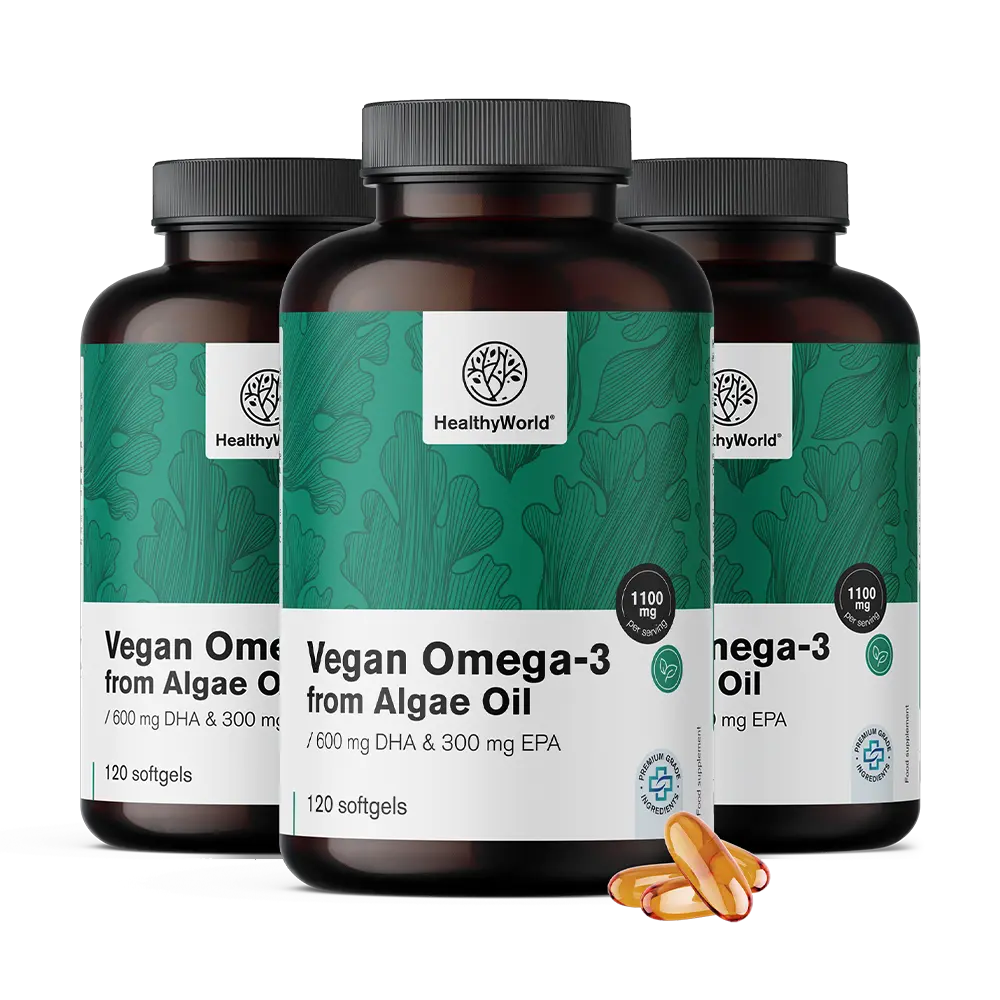 Vegánska omega-3 1100 mg - z rias