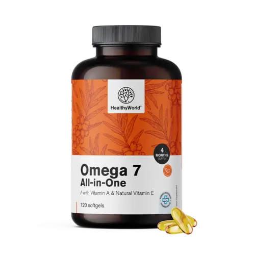 Omega-7 All-in-One, 120 mäkkých kapsúl