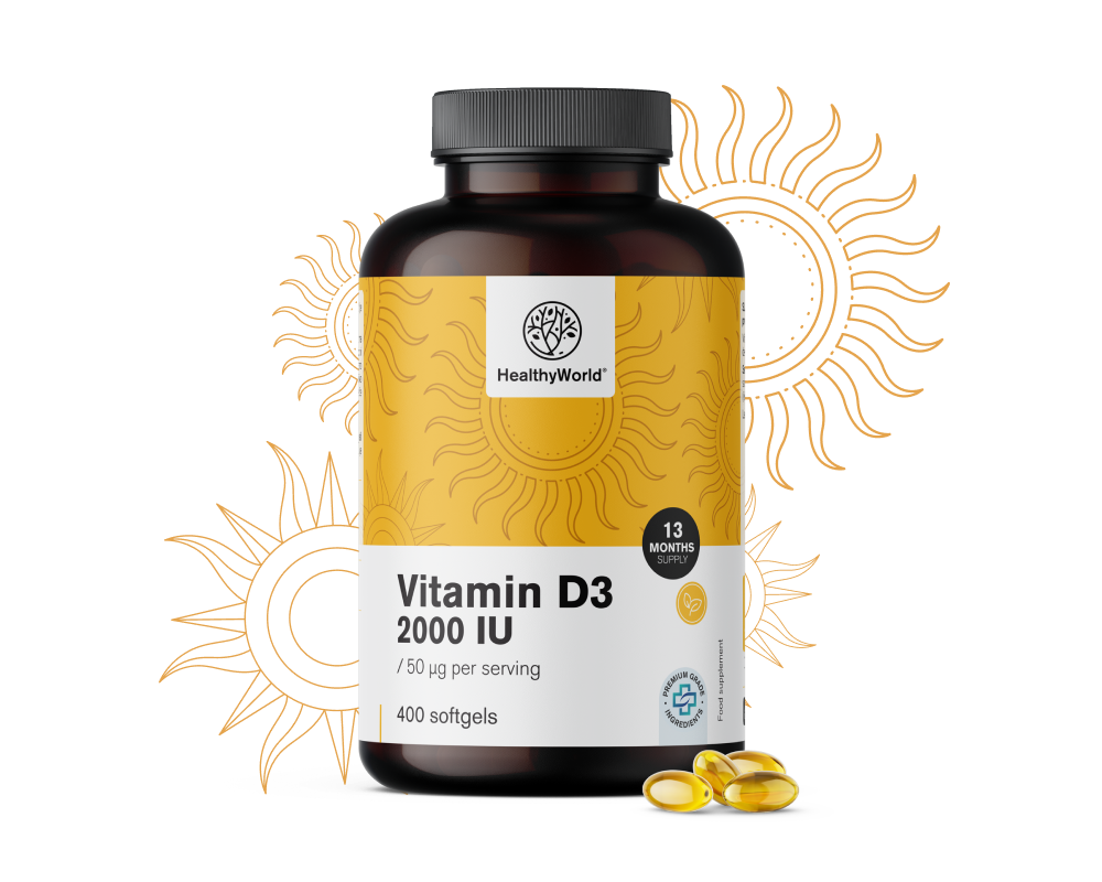 Vitamín D3 2000 IU