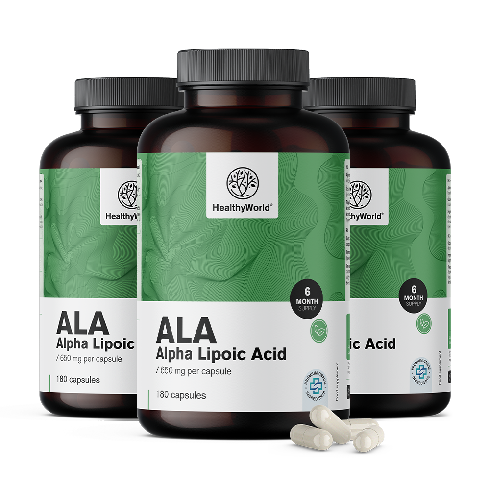 ALA - alfa lipová kyselina 650 mg