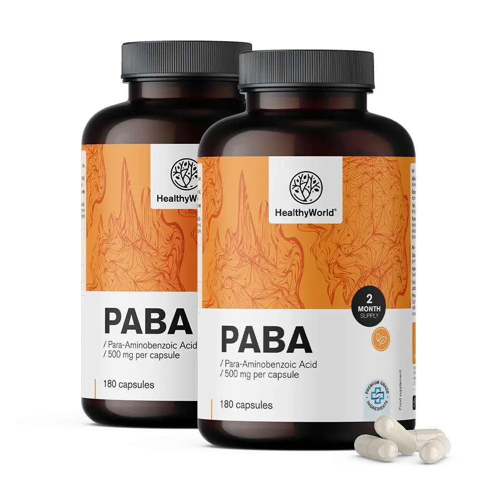 PABA 500 mg. - PABA 500 mg.