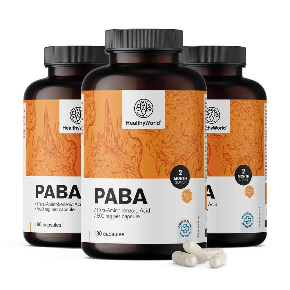 PABA 500 mg. - PABA 500 mg.