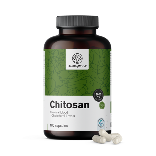 Chitozán 3000 mg, 180 kapsúl