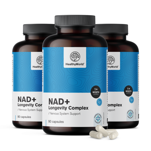 3x NAD+ Longevity Complex, spolu 270 kapsúl
