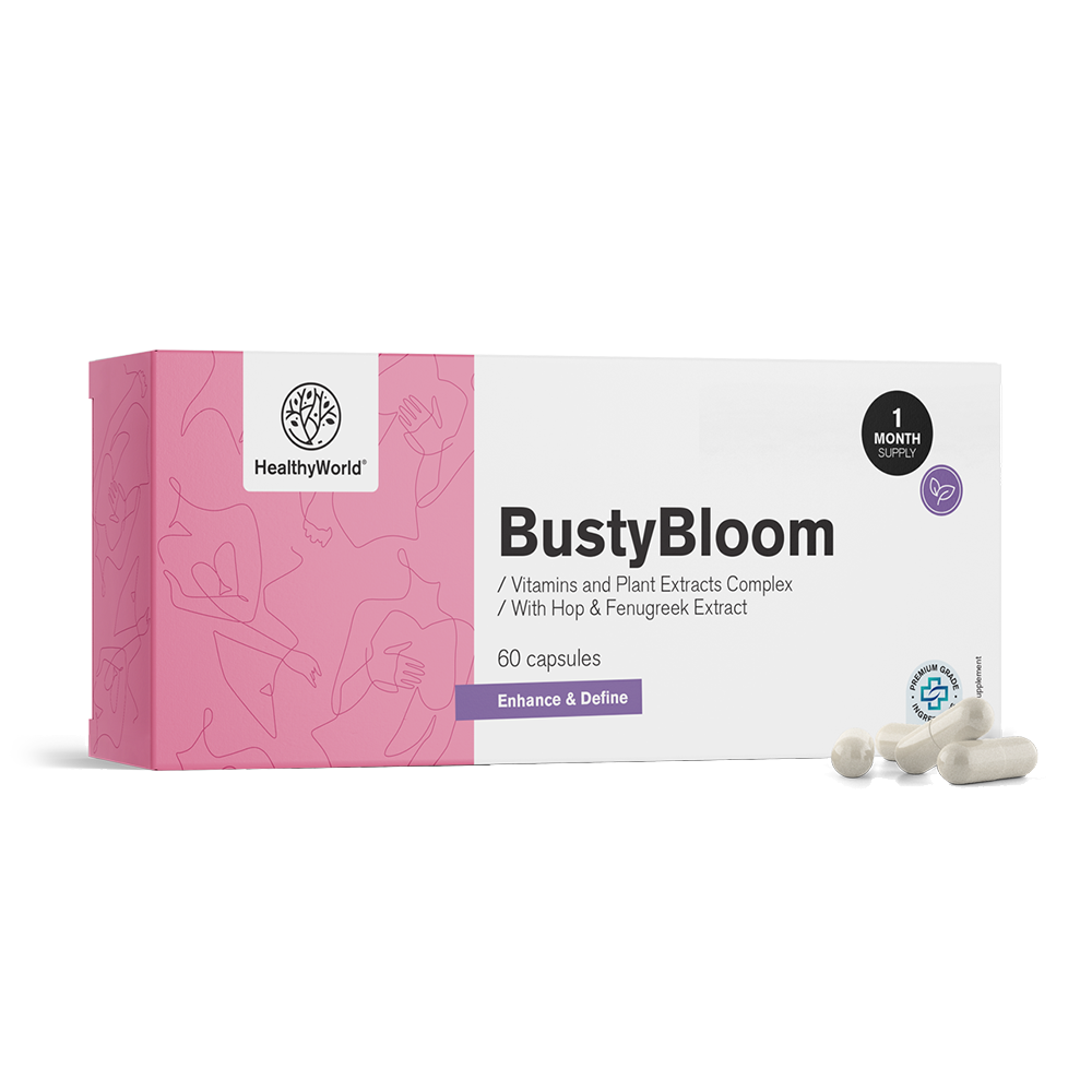 BustyBloom - komplex vitamínov a rastlinných extraktov.