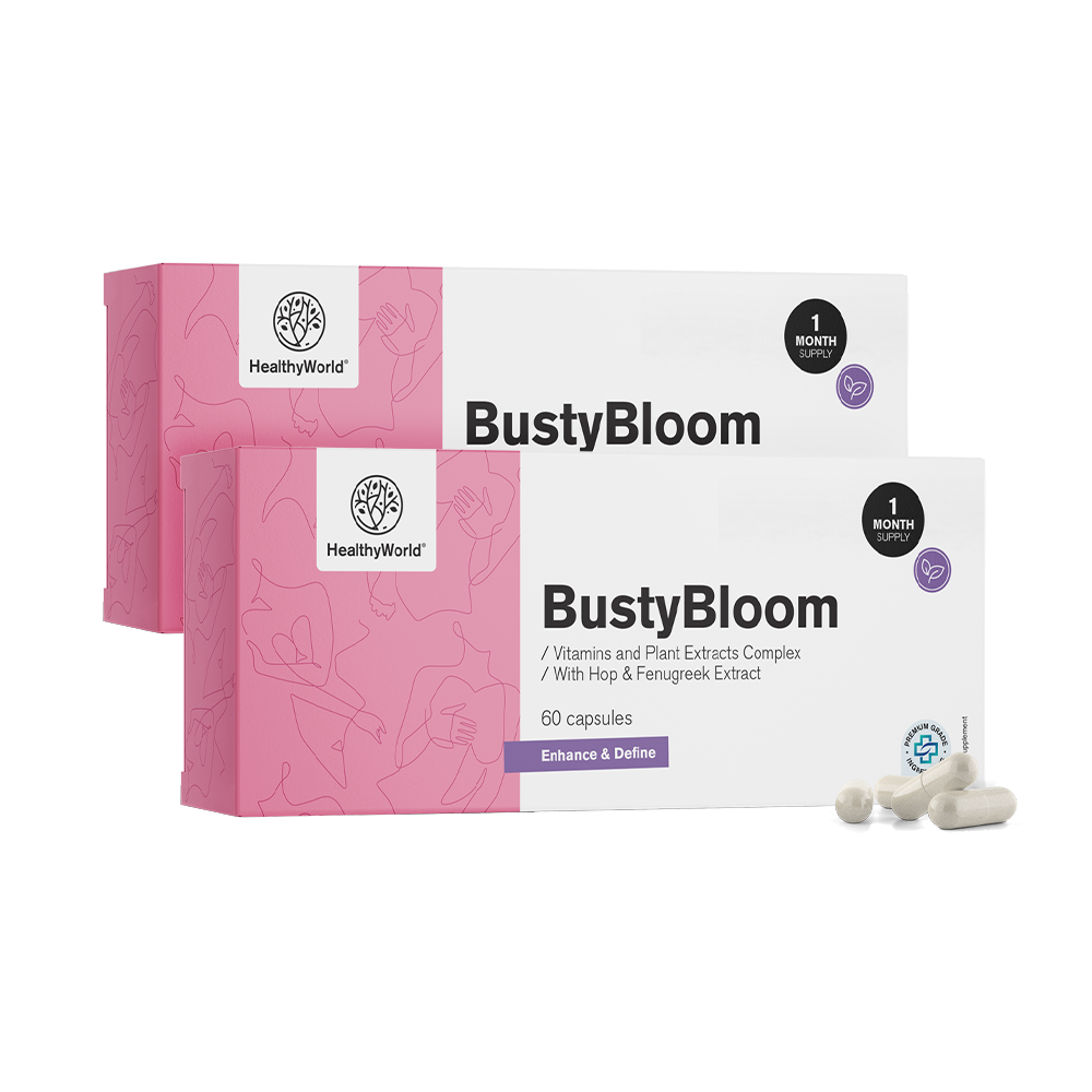 BustyBloom - komplex vitamínov a rastlinných extraktov.