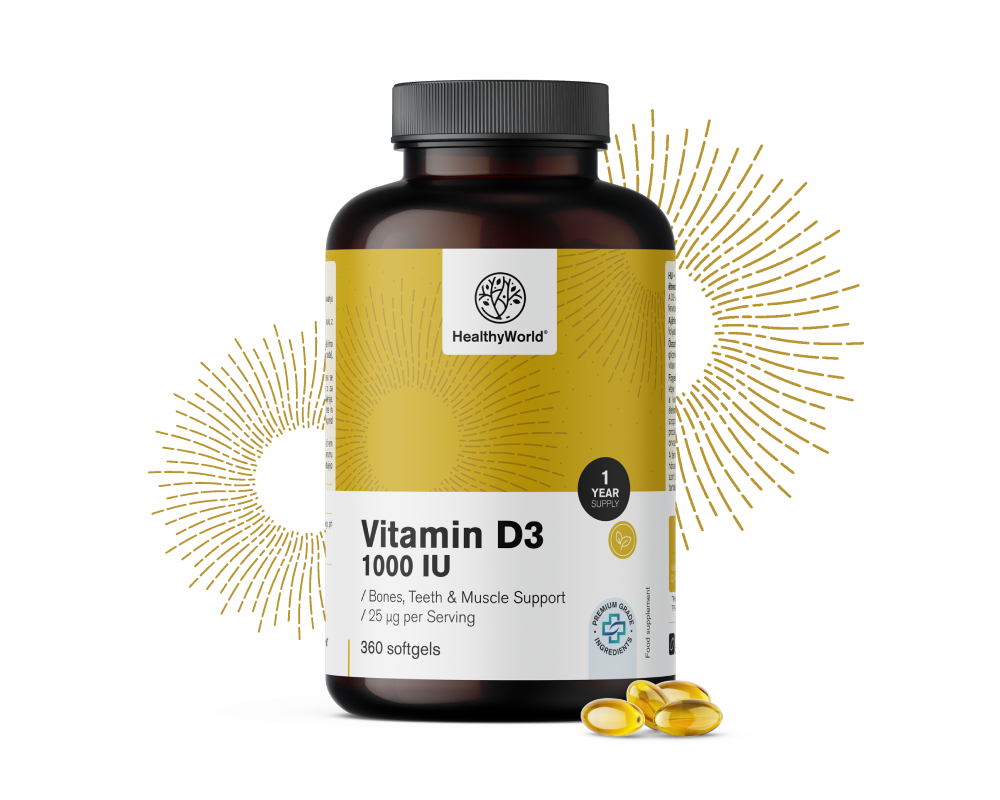Vitamín D3 1000&nbsp;IU